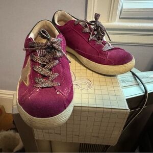 Toddler purple Golden Goose superstars